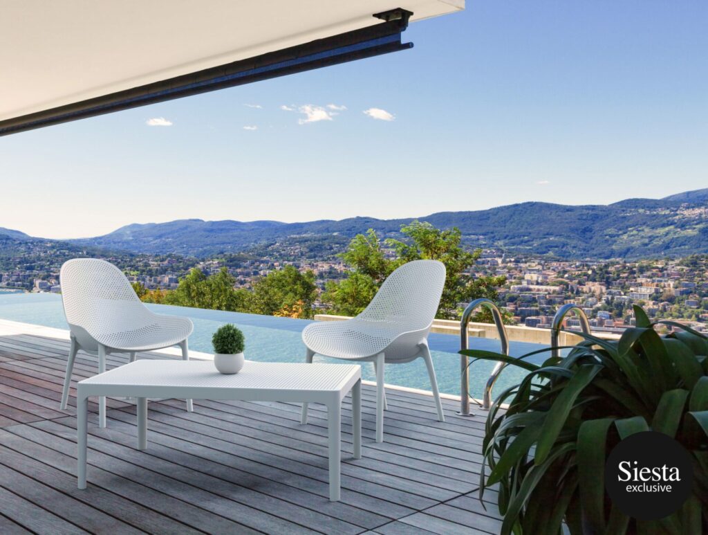 Sky Lounge/Sky Lounge Table 2 Seat Package – White image
