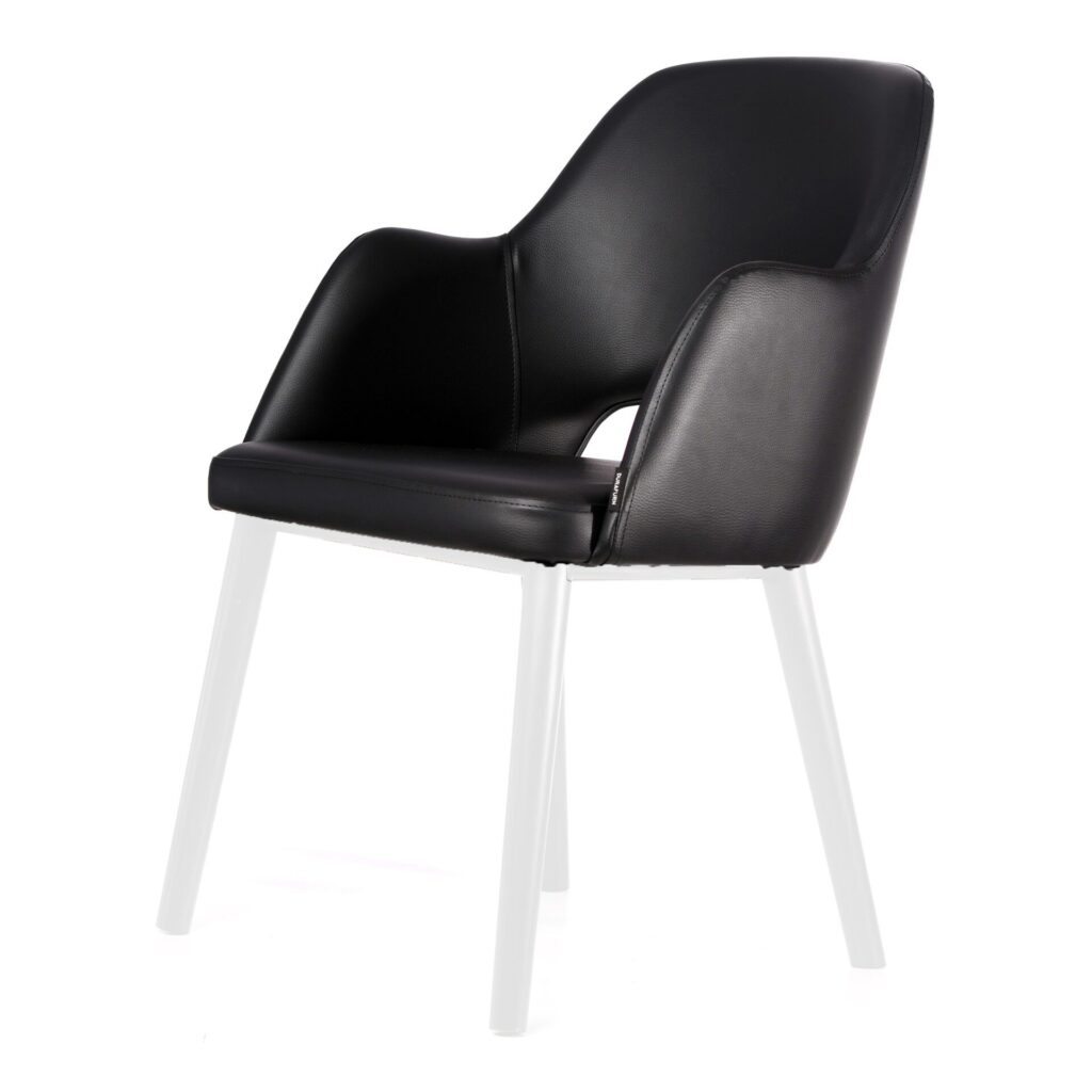 Sorbet Upholstered Shell – Black Vinyl image