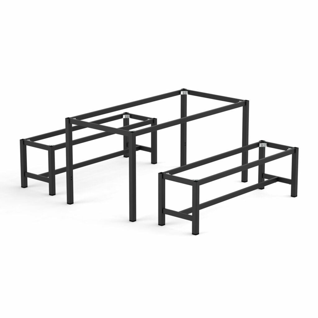 Spire Round leg Table Height Frame 740 x 590 x 720H image