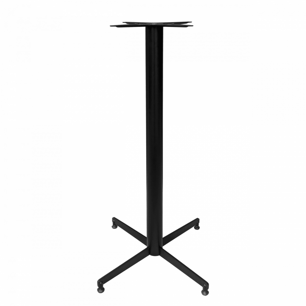 Stockholm Bar Base – Round Pole – Black image