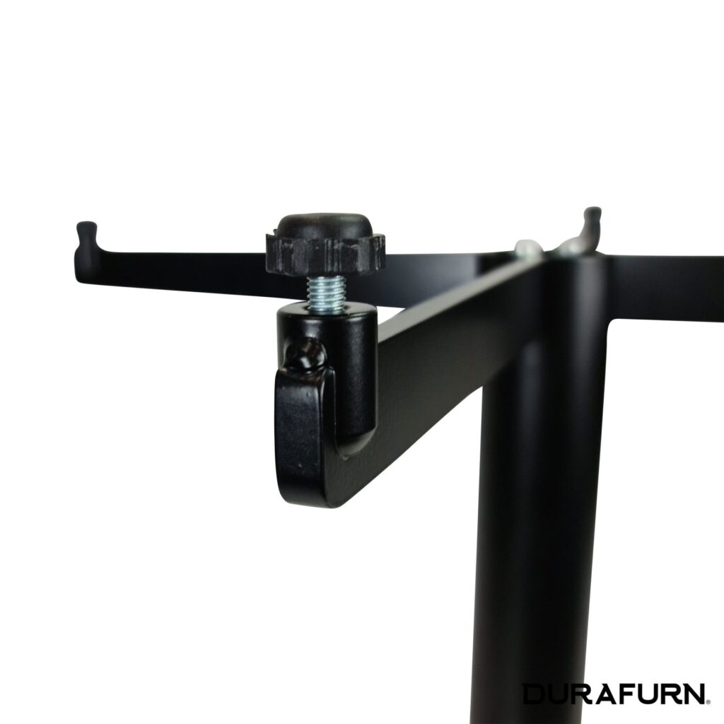 Stockholm Bar Base – Round Pole – Black image