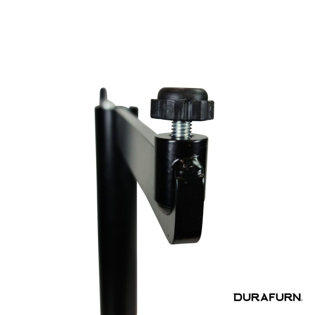 Stockholm Twin Bar Base – Round Pole – Black image