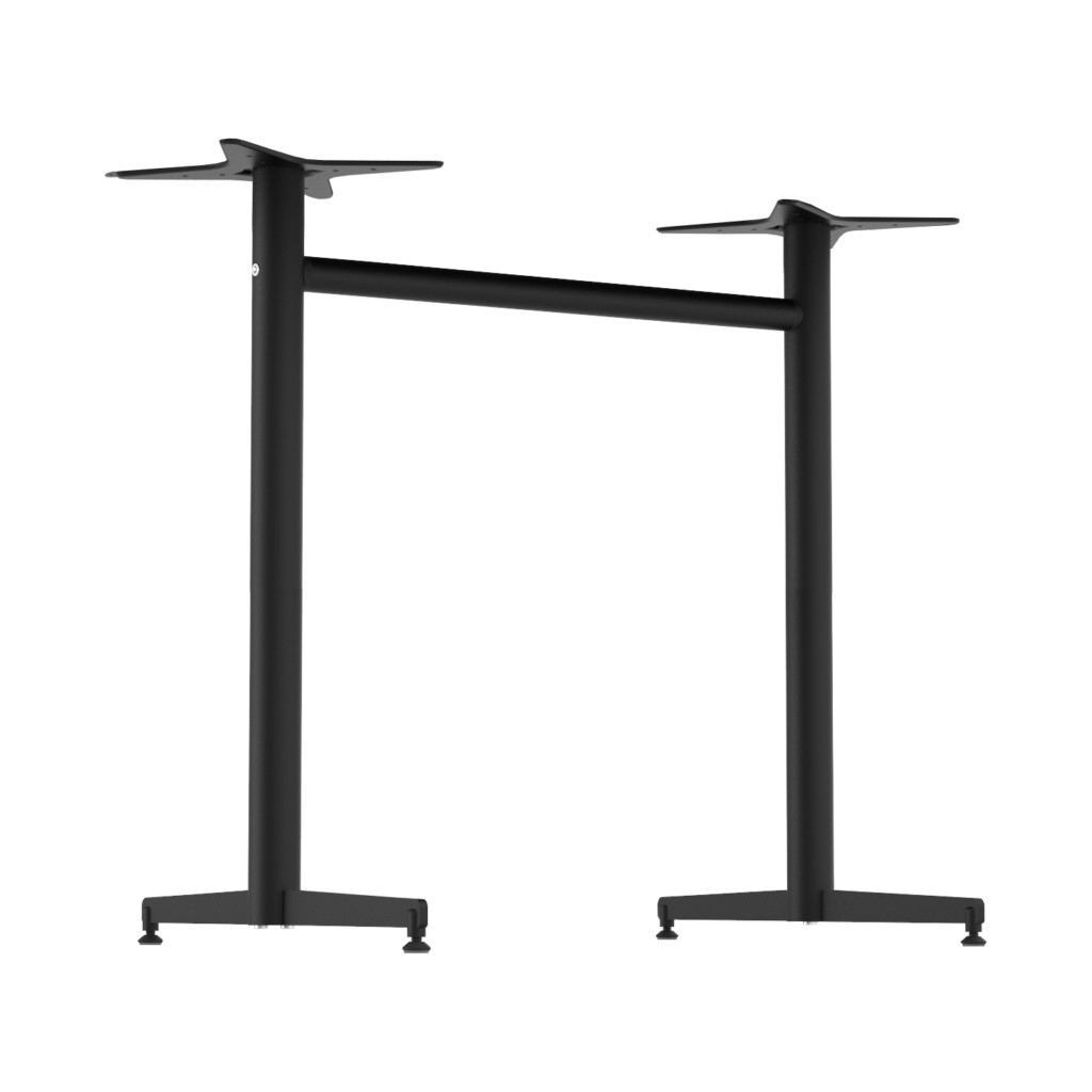 Stockholm Twin Base – Round Pole – Black image