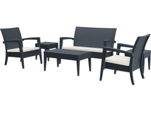 Tequila Lounge Set – Chocolate – No cushions