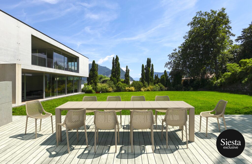 Vegas XL Table/Air Chair 10 Seat Package – Taupe image