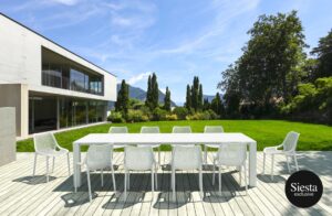 Vegas XL Table/Air Chair 10 Seat Package – White