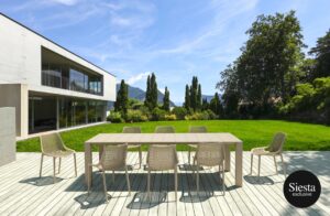 Vegas XL Table/Air Chair 8 Seat Package – Taupe