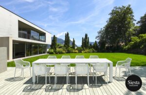 Vegas XL Table/Air XL Armchair 10 Seat Package – White