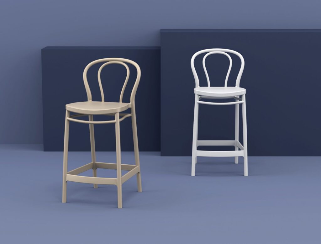 Victor Barstool 65 – White image