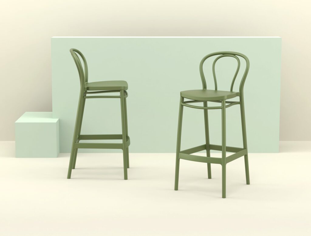 Victor Barstool 75 – White image