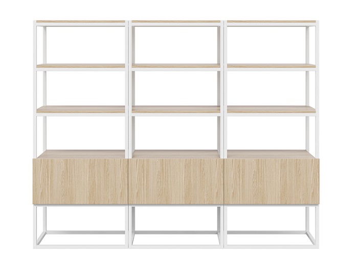 Welded Shelving Unit &ndash; White image