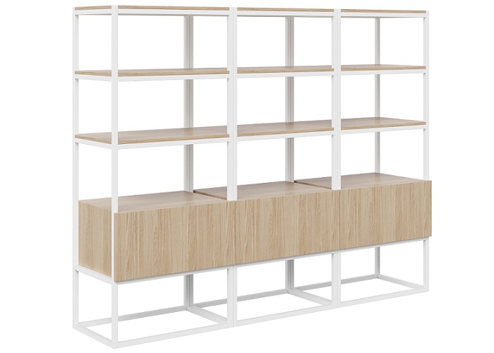 Welded Shelving Unit &ndash; White image
