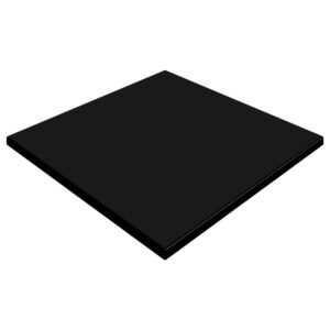 Werzalit Black 700mm Square Duratop by SM France
