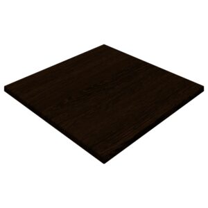 Werzalit Wenge 700mm Square Duratop by SM France