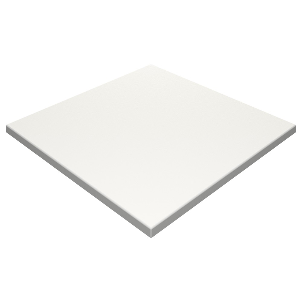Werzalit White 600mm Square Duratop by SM France image