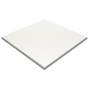 Werzalit White 800mm Square Duratop by SM France