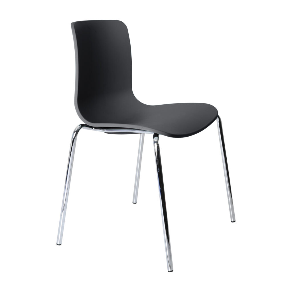 Acti Chair (Charcoal / 4-leg Chrome Frame) image