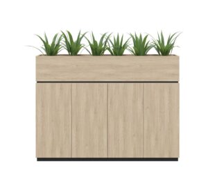 Willow Planter With Storage