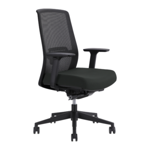 Jirra Side Control Synchro Task Chair (Slate / Adjustable Side Arms)