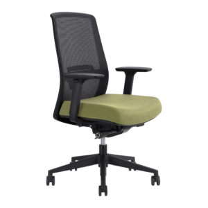 Jirra Side Control Synchro Task Chair (Apple / Adjustable Side Arms)