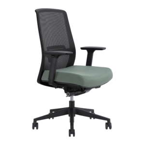 Jirra Side Control Synchro Task Chair (Cloud / Adjustable Side Arms)