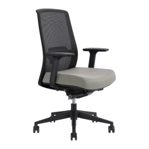 Jirra Side Control Synchro Task Chair (Sand / Adjustable Side Arms)