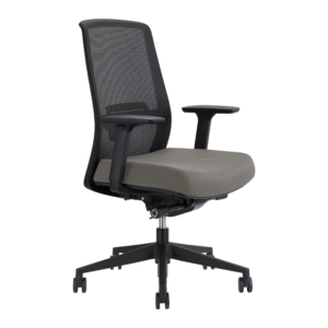 Jirra Side Control Synchro Task Chair (Mocha / Adjustable Side Arms)
