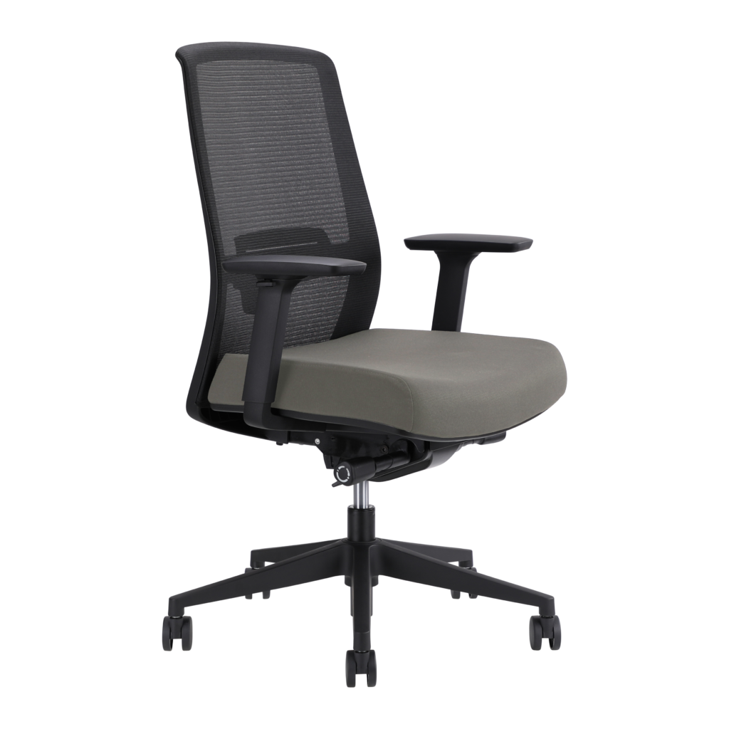 Jirra Side Control Synchro Task Chair (Mocha / Adjustable Side Arms) image